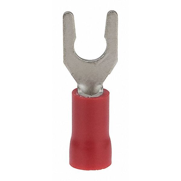 22-18 AWG Vinyl Locking Spade Terminal #8 Stud