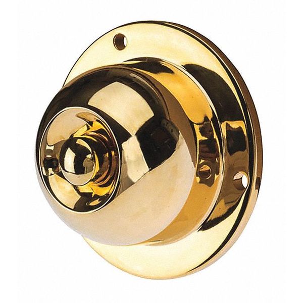 Pushbutton Brass Weatherproof 48V Plate