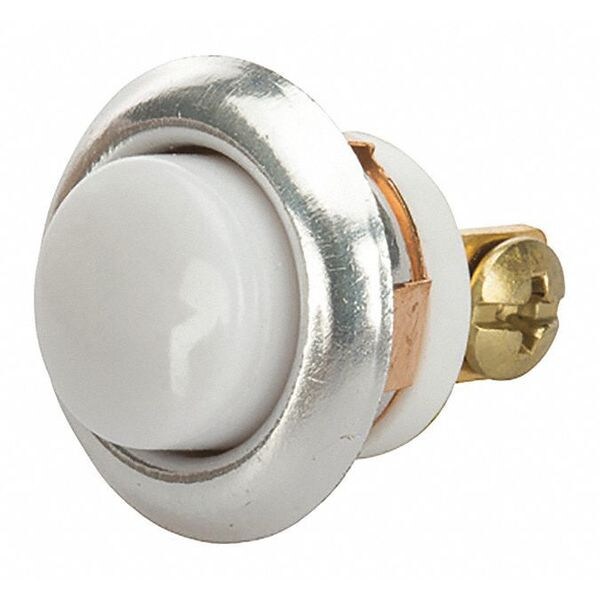 Pushbutton Chrome 24V Max 5/8