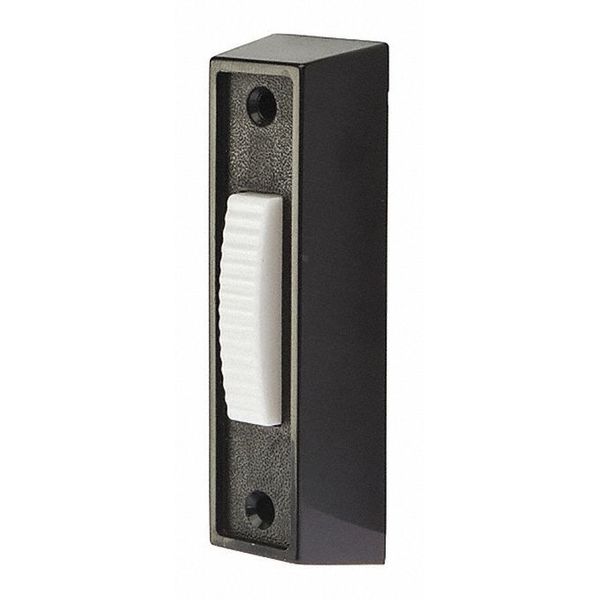 Pushbutton Black Bar Ivory Button 24V