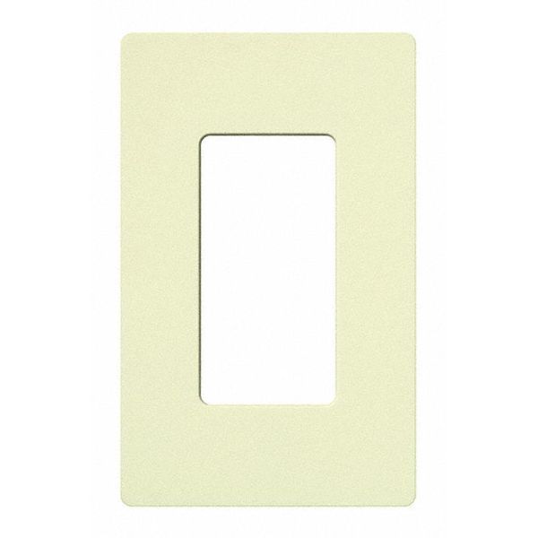 Designer Wall Plates, Number of Gangs: 1 Gloss Finish, Almond