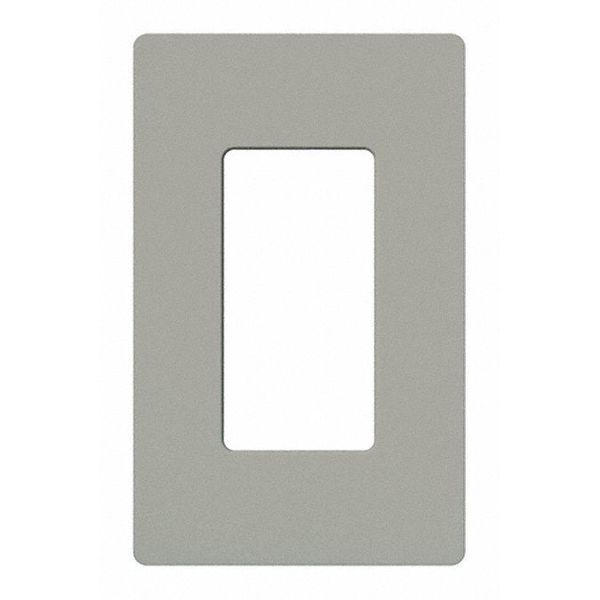 Designer Wall Plates, Number of Gangs: 1 Gloss Finish, Gray