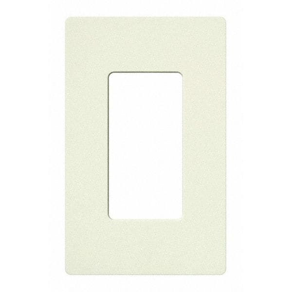 Designer Wall Plates, Number of Gangs: 1 Satin Finish, Biscuit