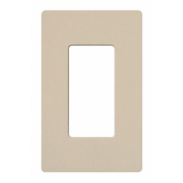 Designer Wall Plates, Number of Gangs: 1 Satin Finish, Taupe