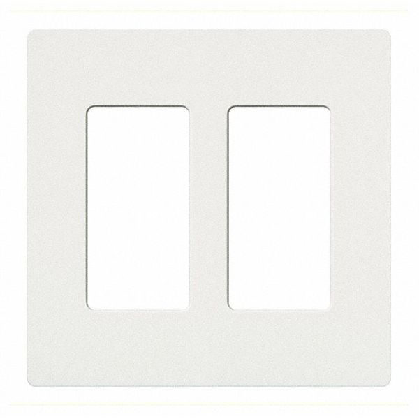 Designer Wall Plates, Number of Gangs: 2 Gloss Finish, White