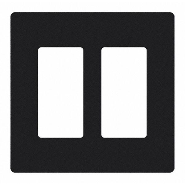 Designer Wall Plates, Number of Gangs: 2 Satin Finish, Midnight