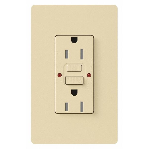 Receptacles, GFCI, Tamper-Resistant, Ivory