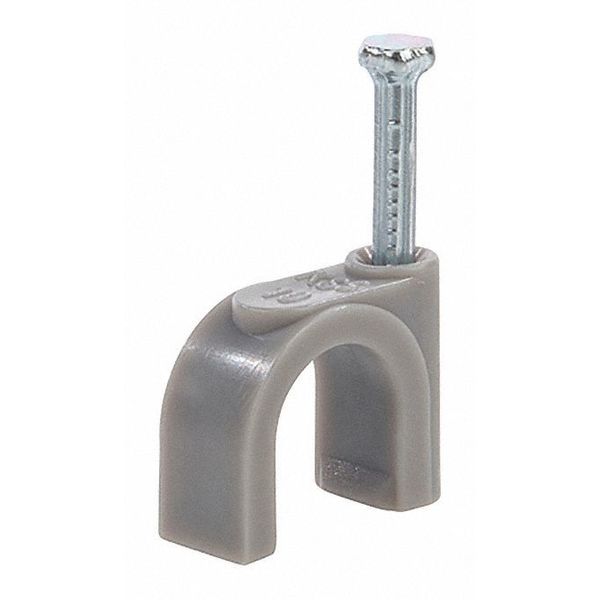 Poly Nail Clip Grey .391X.528