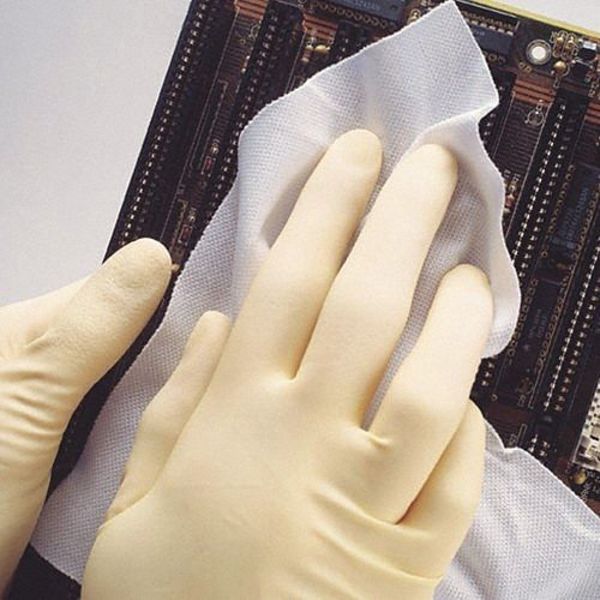 Dry Wipe, Cleanroom Type, White, PK150