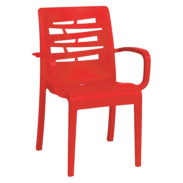 Essenza Stacking Armchair, Red