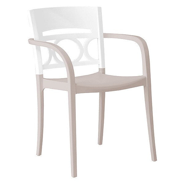 Moon Stacking Armchair, Glacier Wht/Linen