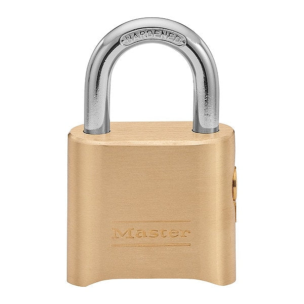 Combination Padlock, Bottom, Brass