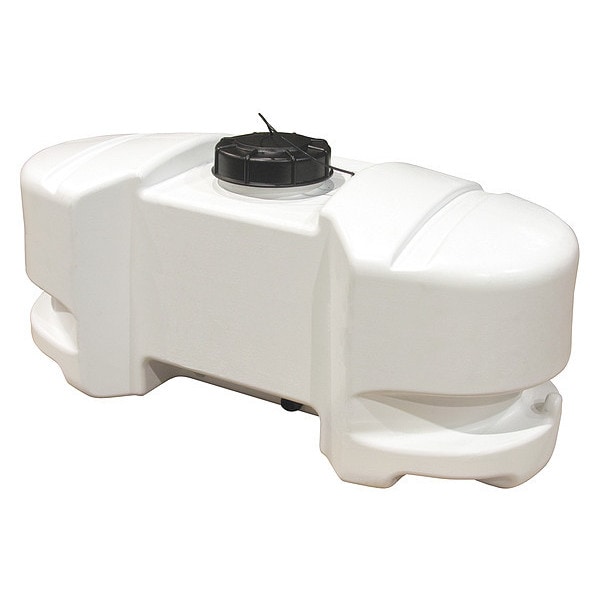 Tank, w/ Lid, Drain Plug, White, 30 gal.