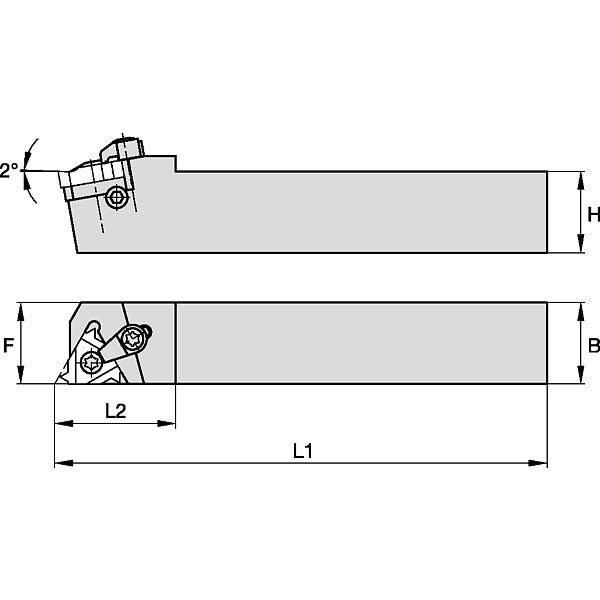 Thread Turning Toolholder, LSASR163