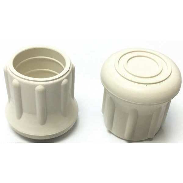 Protective Leg Tip, SlipOn, Rd, 31/32