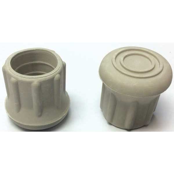Protective Leg Tip, SlipOn, Rd, 31/32