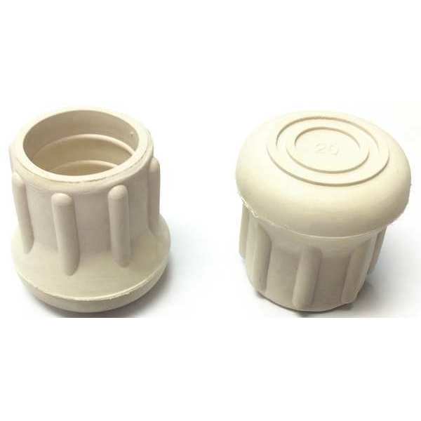 Protective Leg Tip, SlipOn, Rd, 31/32