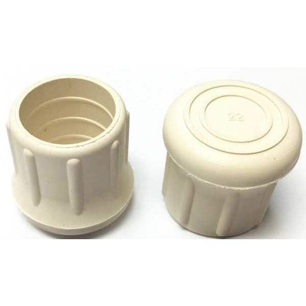 Protective Leg Tip, SlipOn, Rd, 1-7/32