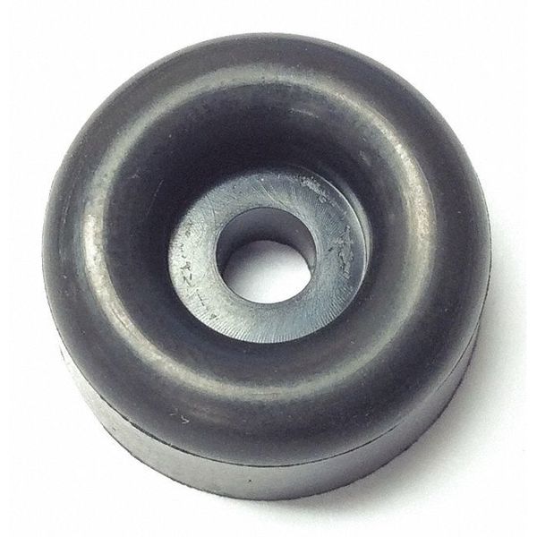 Bumper, Rubber, Black, 13/32
