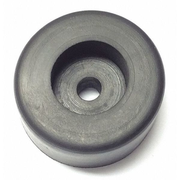 Bumper, Rubber, Black, 1-1/2 in, 3/4