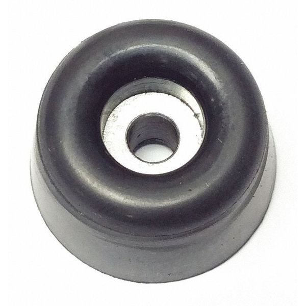 Bumper, Rubber, Black, 1 in, 17/32