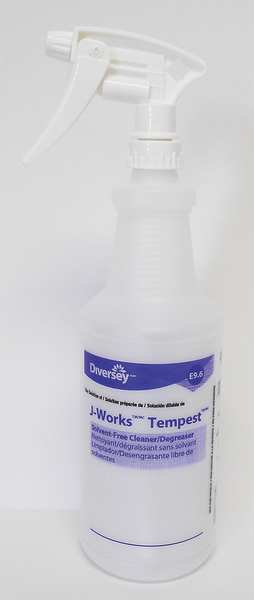 32 oz. Clear, Preprinted Trigger Spray Bottle, 12 Pack