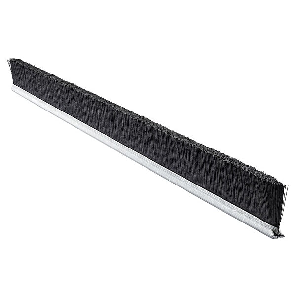 Strip Brush, 7/16W, 60 In L, Trim 2 In, PK10