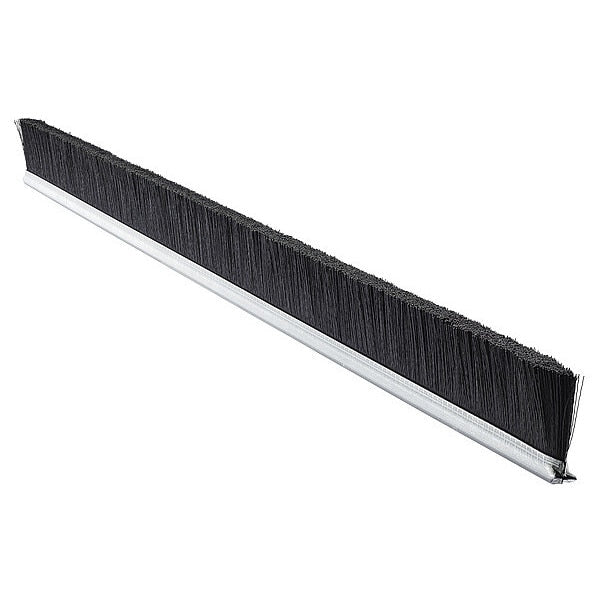 Strip Brush, 7/16W, 84 In L, Trim 2 In, PK10