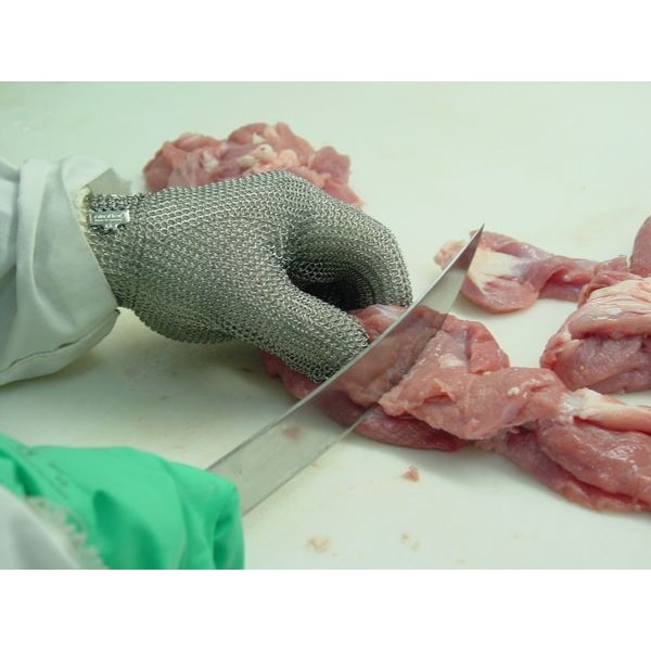 Cut Resistant Gloves, Stainless Steel Mesh, XS, 1 PR