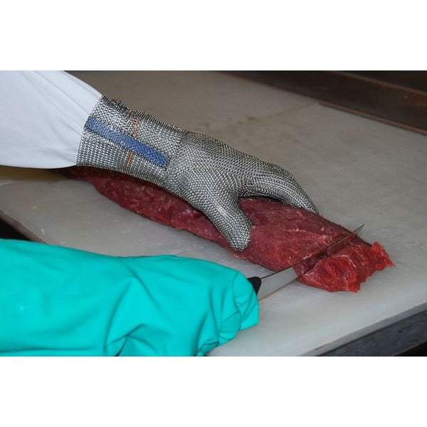 Cut Resistant Gloves, Stainless Steel Mesh, S, 1 PR