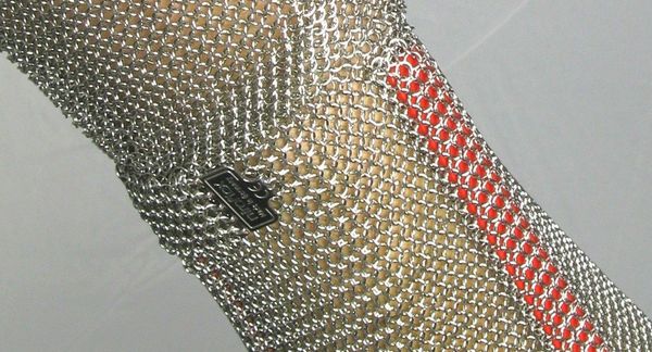 Cut Resistant Gloves, Stainless Steel Mesh, 2XS, 1 PR