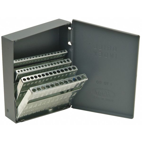 Drill Bit Case, Jobber Length, Steel