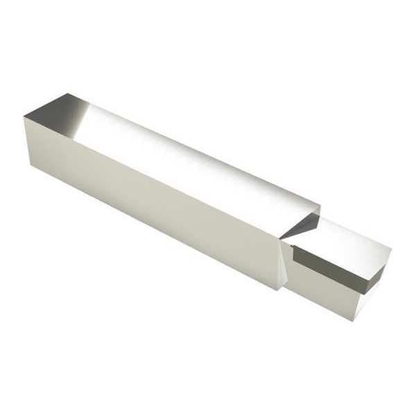 Brazed Tool Bit, AL, 3.5 In L, 1/2 In W