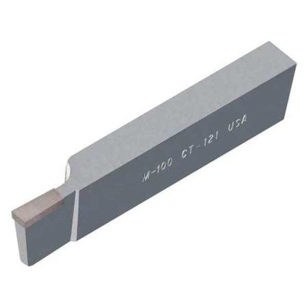 Brazed Tool Bit, CT, 5 In L, 1/2 In W