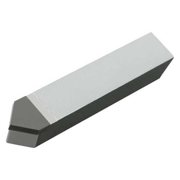 Brazed Tool Bit, D, 3.5 In L, 1/2 In W