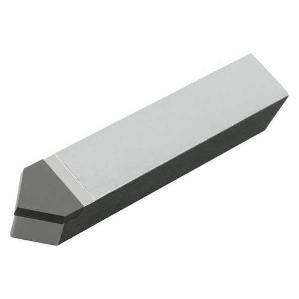 Brazed Tool Bit, D, 2-1/4 In L, 5/16 In W