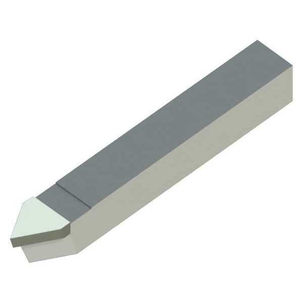 Brazed Tool Bit, E, 2.5 In L, 3/8 In W