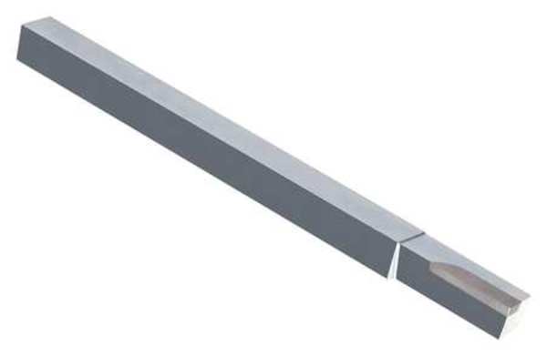 Brazed Tool Bit, LT, 6 In L, 1/4 In W
