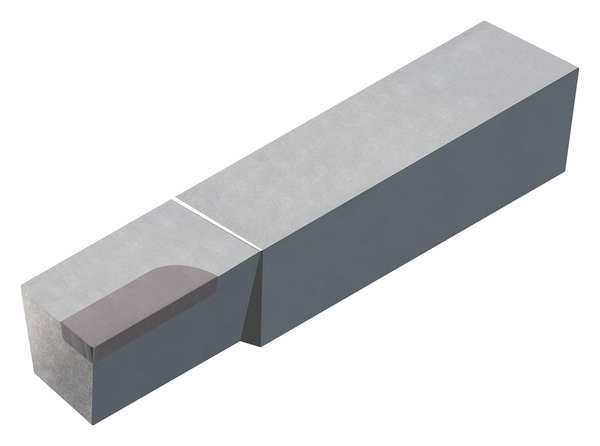 Brazed Tool Bit, RT, 6 In L, 1/4 In W