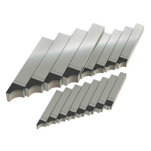 Tool Bit Set, RAD, 1/32-1/2, 32nds, 16 Pc