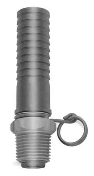 Swivel Hose Adapt, SS, 1/2MNPT, 3-7/8 L