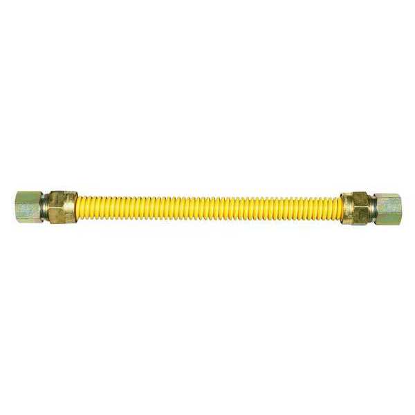 Gas Connector, 3/4 x48 In L, 106,000 BTU