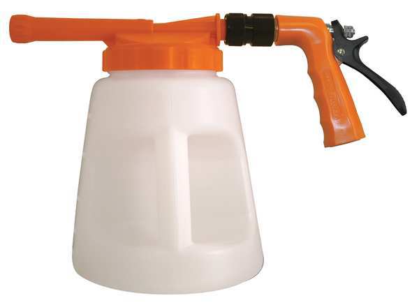 Foamer, Plastic, 3/4 In GHT, 96 oz, Orange