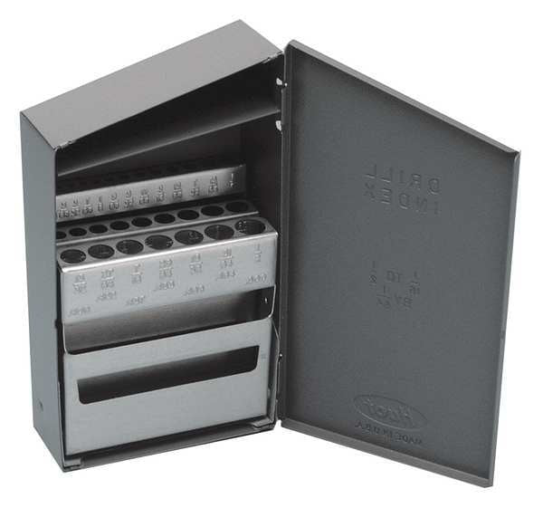 Drill Bit Case, Stub Length, Steel