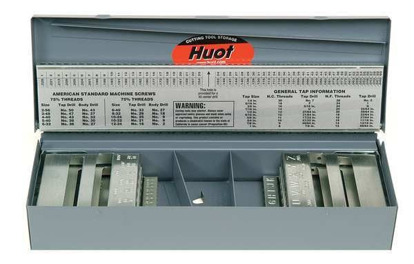 Drill Bit Case, Stub Length, Steel