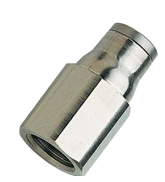Nickel Plated Brass Female Adapter, 5/16 in Tube Size
