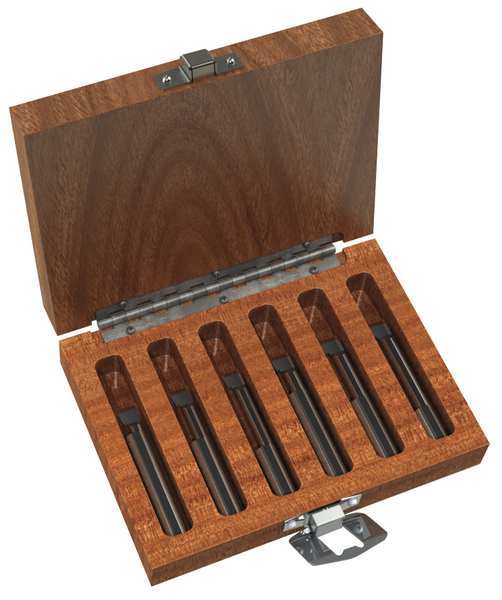 Boring Bar Set, 2 1/2 in L, C2 Micrograin