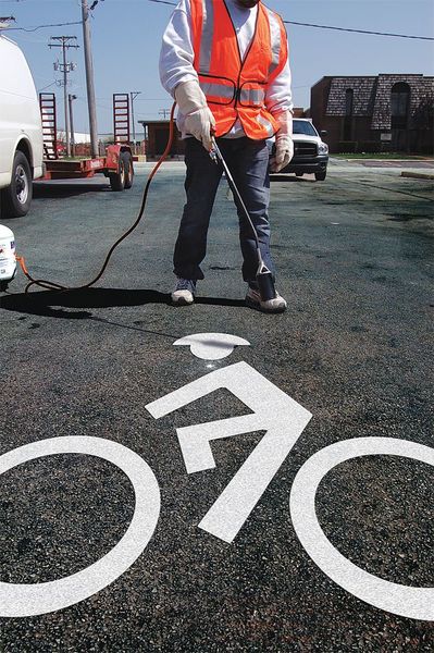 Preformed Thermoplastic, Bike Man, 8ft, PK2