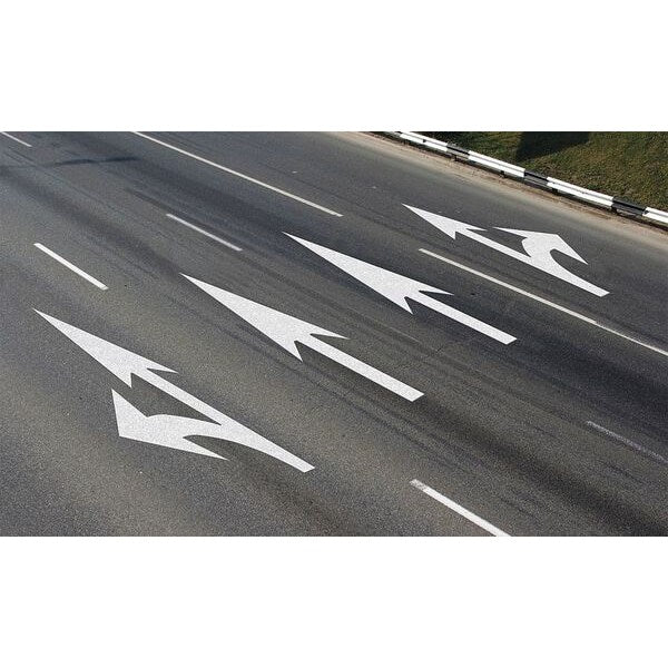 Preformed Thermoplastic, Left Combo Arrow