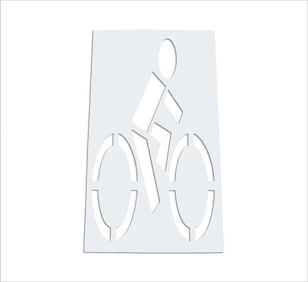 Pavement Stencil, 78 in, Bike Lane, 1/16